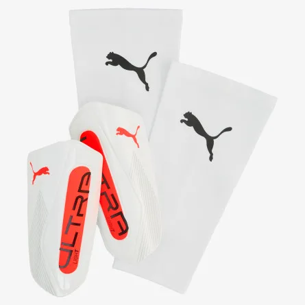 PUMA Štitnici za potkoljenice WHITE-GLOWING RED