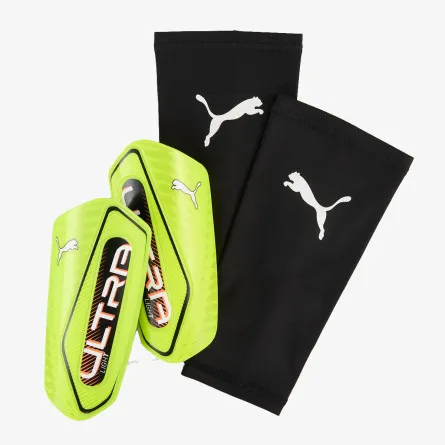 PUMA Štitnici za potkoljenice ULTRA Light Sleeve Yellow Alert-Puma Bla