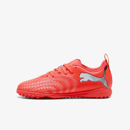 PUMA Tenisice FUTURE 9 PLAY TT Jr Glowing Red-PUMA Whi 