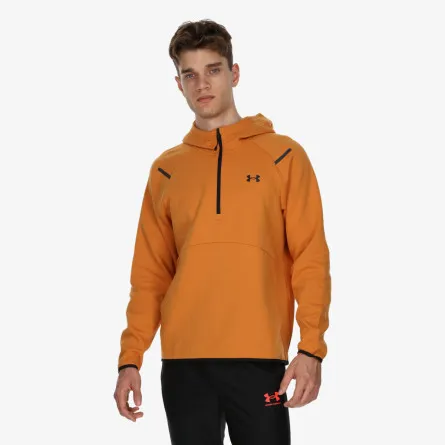 UNDER ARMOUR Majica s kapuljačom s polu patentom UA Unstoppable Flc Hoodie 