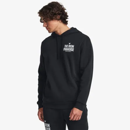 UNDER ARMOUR Majica s kapuljačom Pjt Rock Rival Fleece Hoodie 