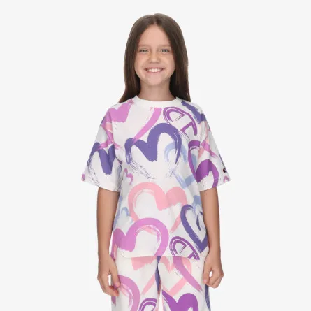 CHAMPION T-Shirt ALL OVER HEART T-SHIRT