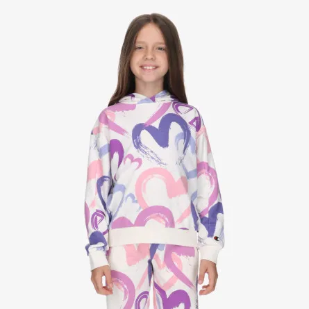 CHAMPION Majica s kapuljačom ALL OVER HEART HOODY 