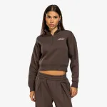 UNDER ARMOUR Majica s kapuljačom s polu patentom RIVAL FLEECE VARSITY HZ 