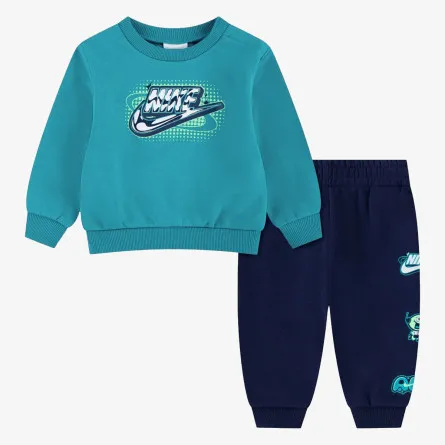 NIKE Trenirka NKB B NSW BRAND A FLC CREW SET 