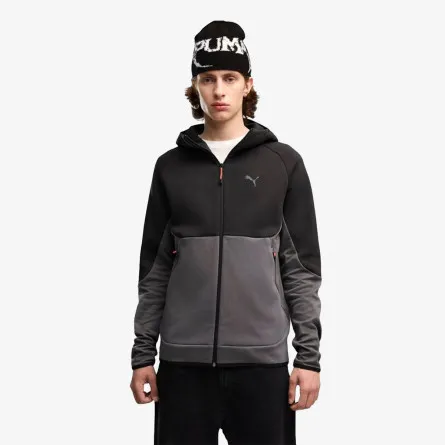 PUMA Majica s kapuljačom s patentom PUMATECH Slim Elevated Full-Zip Hoodie D