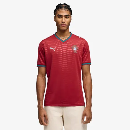 PUMA Dres FPF Home Jersey Replica Club Red-Green L 