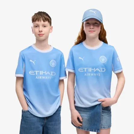 PUMA Dres MCFC Home Jersey Replica Jr 
