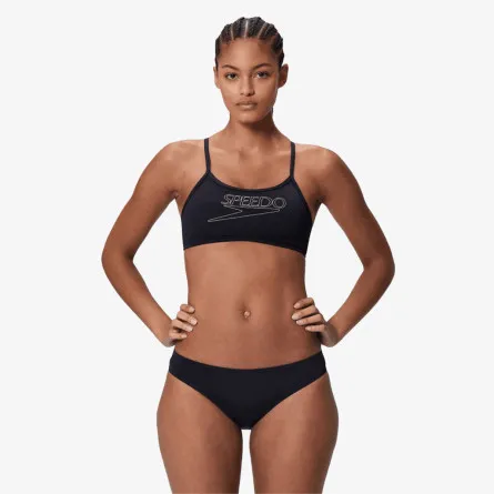 SPEEDO Kupaći kostim Endurance+ Logo Thin Strap Two Piece