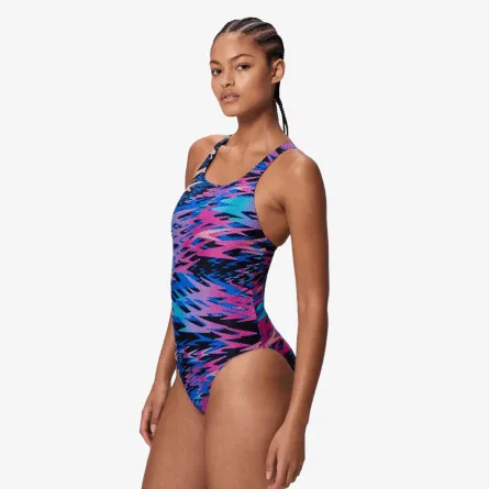 SPEEDO Kupaći kostim Hyperboom Print Medalist One Piece