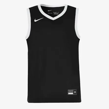 NIKE Dres Y NK TM25 BB STK JSY-BLACK/WHITE