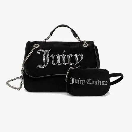 JUICY COUTURE Torba KIMBERLY CROSSBODY POLYESTER/PU Black