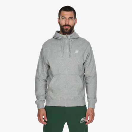 NIKE Majica s kapuljačom s patentom M NSW CLUB HOODIE FZ FT