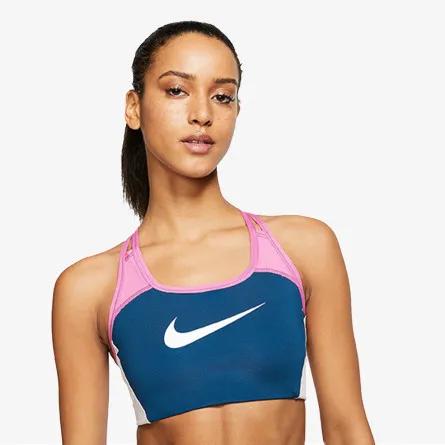 NIKE Sportski grudnjak MED PAD LOGO BRA 
