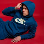 NIKE Majica s kapuljačom M NK CLUB BB PO GFX HOODIE