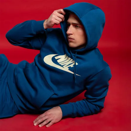 NIKE Majica s kapuljačom M NK CLUB BB PO GFX HOODIE