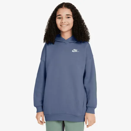 NIKE Majica s kapuljačom G NSW CLUB FLC OVRSZD PO HDY 