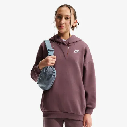 NIKE Majica s kapuljačom G NSW CLUB FLC OVRSZD PO HDY