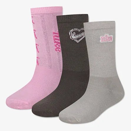 NIKE Čarape NHG 3PK JUXTA-GIRL CREW SOCK