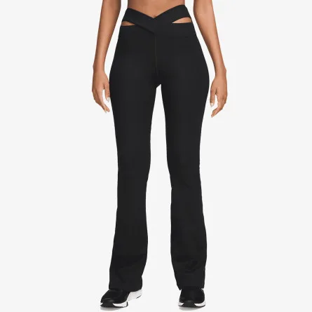 NIKE Tajice W NK DF ZENVY HR RIB FLARE CTO 