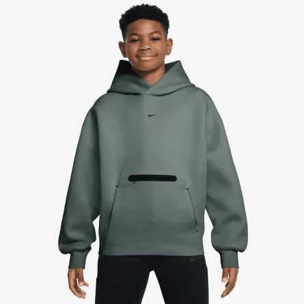 NIKE Majica s kapuljačom B NSW TCH FLC OVRS PO HDY-PD 