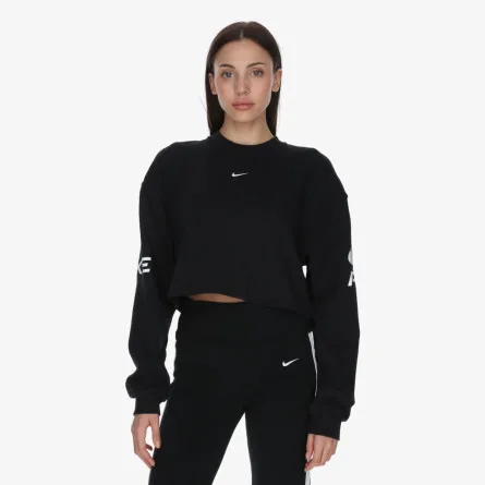 NIKE Majica bez kragne W NP DF FLC CREW TT GRX 