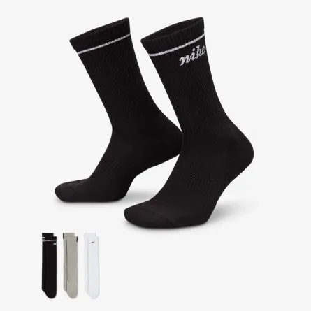 NIKE Čarape U NK ED PL CSH CRW 3P 144 WGFX 