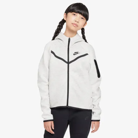 NIKE Majica s kapuljačom s patentom G NSW TCH FLC HD FZ LS - PD