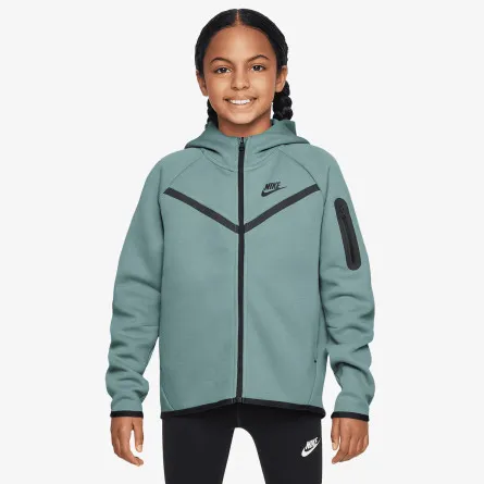 NIKE Majica s kapuljačom s patentom G NSW TCH FLC HD FZ LS - PD