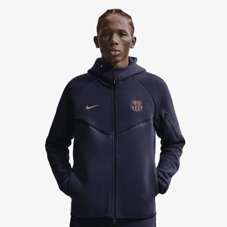 NIKE Majica s kapuljačom s patentom FCB M NK TCH FLC FZ WR HOODIE