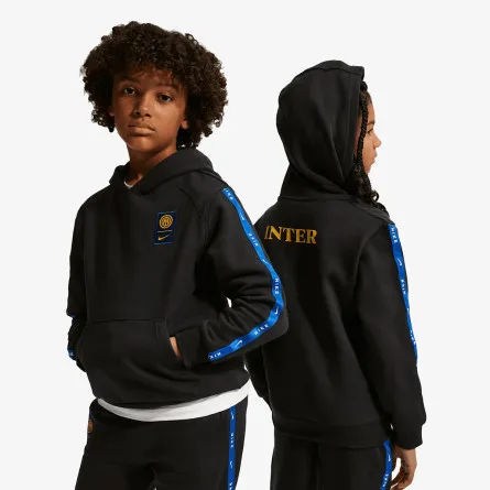 NIKE Majica s kapuljačom s patentom INTER Y NSW CS HOODY FLC BB