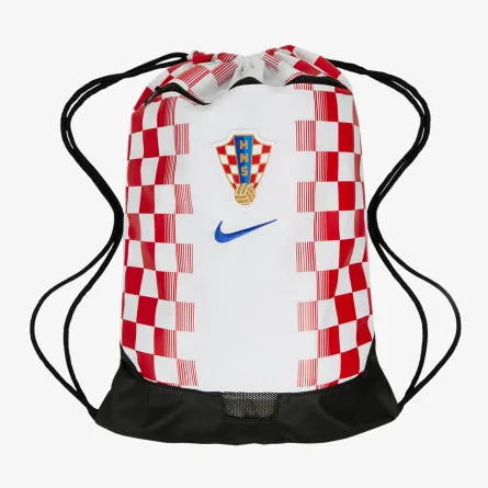NIKE Gym vreća CRO NK ACADEMY GMSK AOP-WHITE/SPORT RED 