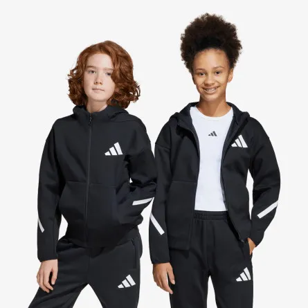 ADIDAS Majica s kapuljačom s patentom J Z.N.E.FZ 