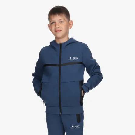 Majica s kapuljačom s patentom KRONOS BOYS FULL ZIP HOODY
