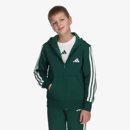 adidas Majica s kapuljačom s patentom J 3S FL FZ HD