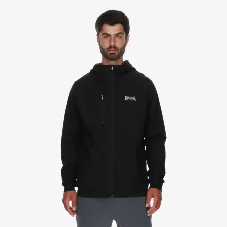 LONSDALE Majica s kapuljačom s patentom Black Full Zip Hoody II 