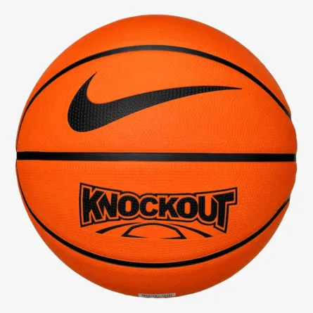 NIKE Lopta NIKE KNOCKOUT DEFLATED AMBER/BLACK/BLACK