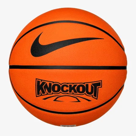 NIKE Lopta NIKE KNOCKOUT DEFLATED AMBER/BLACK/BLACK