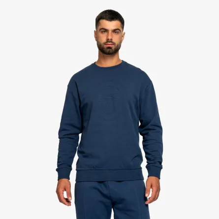 SERGIO TACCHINI Majica bez kragne MONOGRAMMA CREWNECK