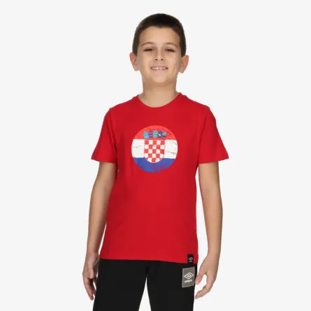 UMBRO T-Shirt EC CROATIA FAN SHIRT JNR 