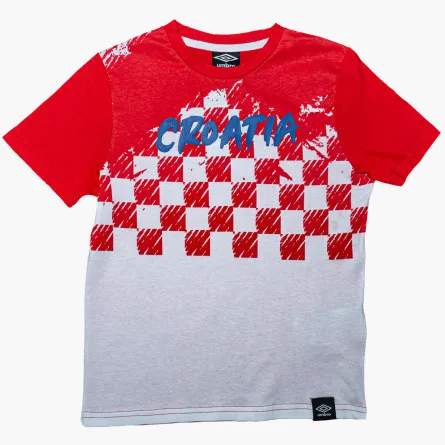 UMBRO T-Shirt EC CROATIA FLAG SHIRT JNR 