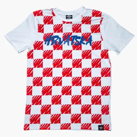 UMBRO T-Shirt EC CROATIA FLAG SHIRT JNR 